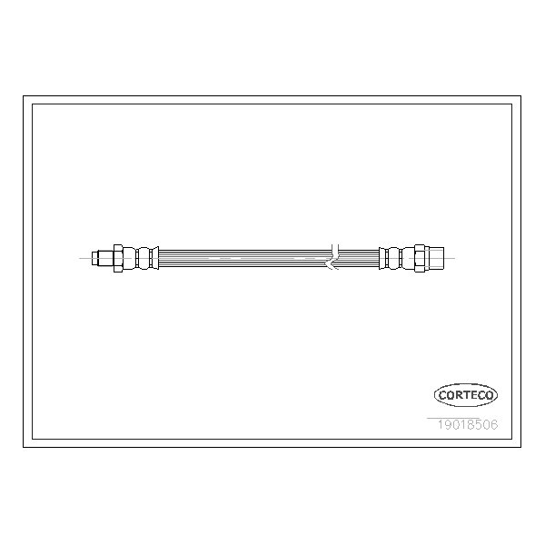Corteco Brake Hose, 19018506 19018506 - main
